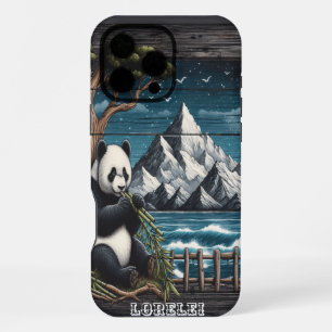 Panda's Treetop Hideaway: Bamboo Indulgence iPhone 16 Pro Max Hoesje
