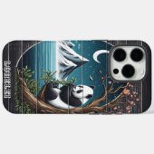 Panda's Treetop Sanctuary: Bamboo Serenity Case-Mate iPhone Case (Achterkant (horizontaal))
