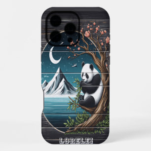 Panda's Treetop Sanctuary: Bamboo Serenity iPhone 16 Pro Max Hoesje
