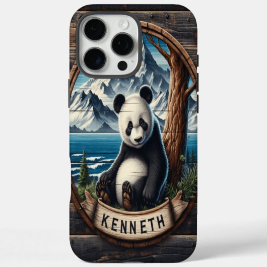Panda's verborgen heiligdom: bamboe tevredenheid Case-Mate iPhone case (Achterkant)