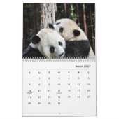 Pandas Wall Agenda Kalender (Mar 2027)