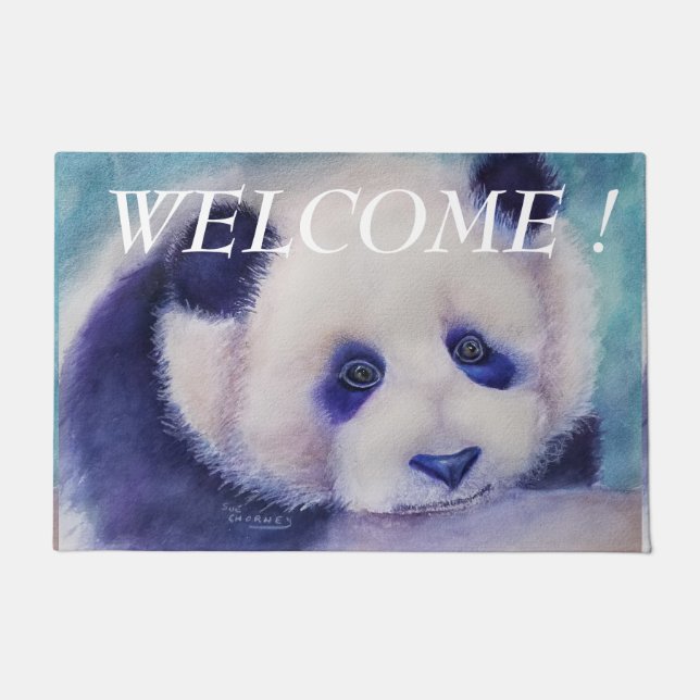 PANDA'S WELKOM DEURMAT (Voorkant)