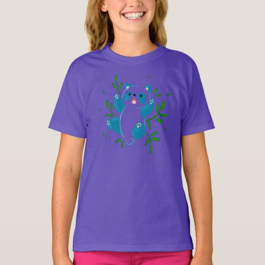 Panda's willen knuffels. t-shirt (Voorkant)
