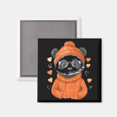 Pandas With Hearts Love Valentine's Day Women Hear Magneet (Voorkant / Achterkant)