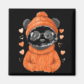 Pandas With Hearts Love Valentine's Day Women Hear Magneet (Voorkant)