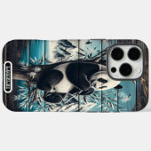 Panda's Wooded Haven: Bamboe Traktatie Case-Mate iPhone Case (Achterkant (horizontaal))