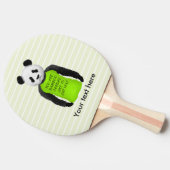 Panda's zijn bamboe panda's die je graag opeten tafeltennisbatje (Zijkant)