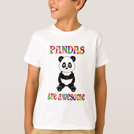 Pandas zijn Geweldige T-shirt (Voorkant)