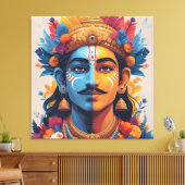 Pandav Leela Canvas Afdruk (Insitu (Woonkamer))