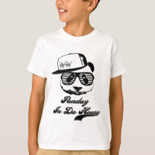 Pandaz in Da House. Ghetto panda T-shirt