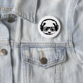 Pandaz in Da House Ronde Button 5,7 Cm (In situ)