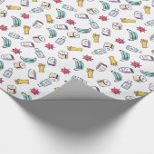 Pandemic Pattern Wrapping Paper Cadeaupapier (Hoek)