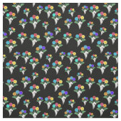 Pandemica en poten - zwart stof (Swatch)