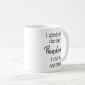 Pandemisch Afstuderen Herinneringsherinnering koff Koffiemok (Voorkant rechts)