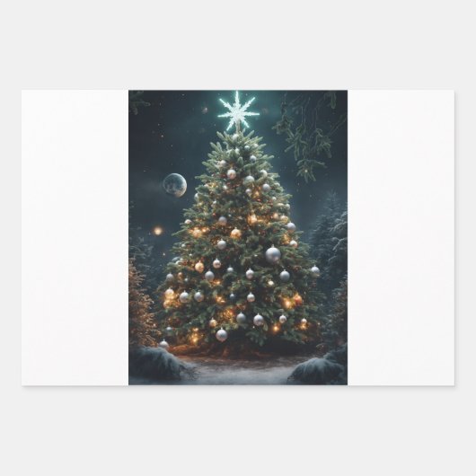 "Pandemisch gevaar: een beklijvende kerst van 2023 Inpakpapier Vel (Voorkant 2)