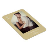 Pandemisch Modern Gold Prettige feestdagen Aangepa Magneet (Rechterzijde)