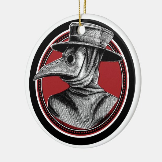 Pandemisch Ornament Plague Doctor 2020 (Links)