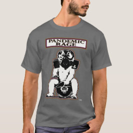 Pandemisch Rage naar shirt voor- en achterafdrukke