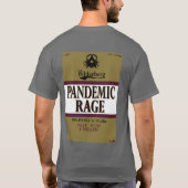 Pandemisch Rage naar shirt voor- en achterafdrukke (Achterkant)