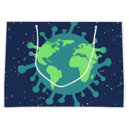 Pandemisch (virusdeeltjes) (virale infectie) groot cadeauzakje