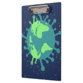 Pandemisch (virusdeeltjes) (virale infectie) klembord (Links)