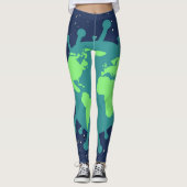 Pandemisch (virusdeeltjes) (virale infectie) leggings (Voorkant)