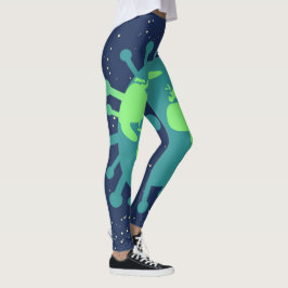 Pandemisch (virusdeeltjes) (virale infectie) leggings