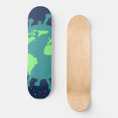 Pandemisch (virusdeeltjes) (virale infectie) persoonlijk skateboard (Voorkant)