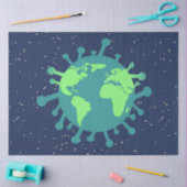 Pandemisch (virusdeeltjes) (virale infectie) tissuepapier (Craft)