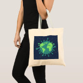 Pandemisch (virusdeeltjes) (virale infectie) tote bag (Voorkant (product))