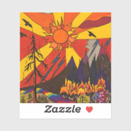 Pandemisch vuur Sticker