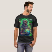 Pandemische astronaut t-shirt (Voorkant volledig)