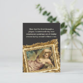 Pandemische Humor: Chubby vrouwen zonder hersenen Briefkaart (Staand voorkant)