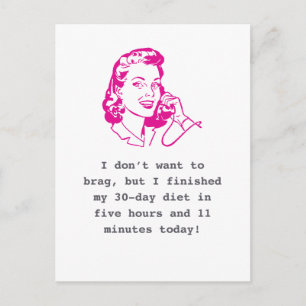 Pandemische Humor: de Covid-19 Gewichtstoename Briefkaart