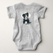 Pandemische Puppy zegt: Romper (Achterkant)