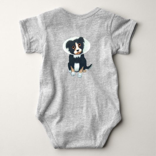 Pandemische Puppy zegt: Romper (Achterkant)