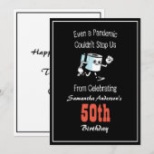 Pandemische Verjaardag Elke Leeftijd Grappig Afbee Kaart (Voorkant / Achterkant)