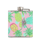 Pandemonium Tropische lente anananas Heupfles (Achterkant)