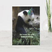 Pandemonium van de panda de uitnodiging van de (Voorkant)