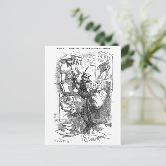 Pandemonium van Posters - Jack the Ripper Briefkaart (Staand voorkant)