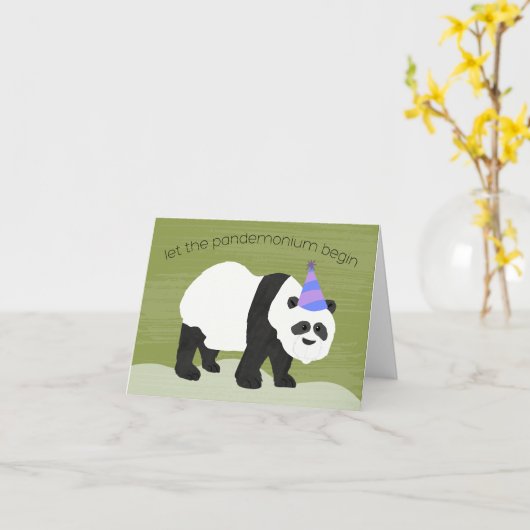 Pandemonium Verjaardag Kaart (Gele Bloem)