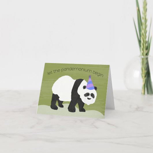 Pandemonium Verjaardag Kaart (Voorkant)