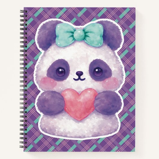 Pandie Heart Notitieboek (Voorkant)