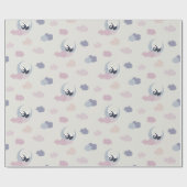 Pandische kudde en moon cadeaupapier (Vlak)