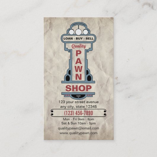 pandjeshuis visitekaartje (Voorkant)