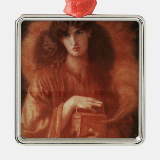 Pandora 1869 metalen ornament (Voorkant)