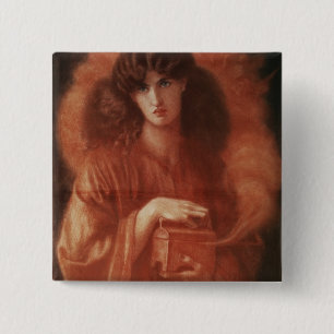 Pandora 1869 vierkante button 5,1 cm
