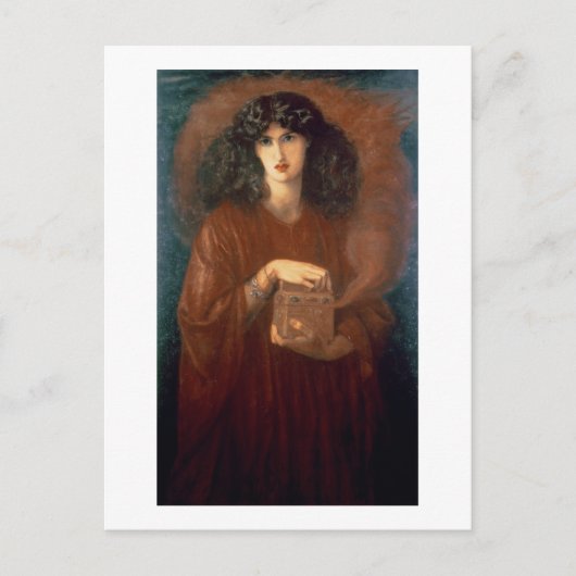 Pandora, 1871 (olie on canvas) briefkaart (Voorkant)