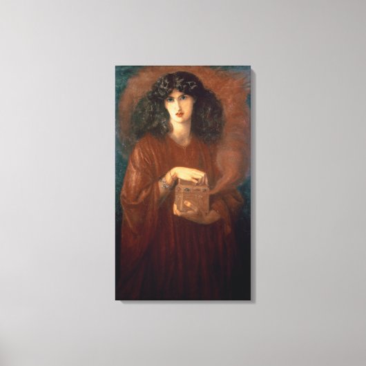 Pandora, 1871 (olie on canvas) canvas afdruk (Voorkant)