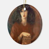 Pandora, 1871 (olie op doek) keramisch ornament (Links)